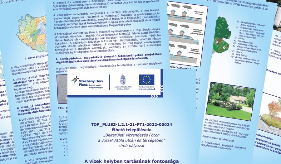 Fót belterületi vízrendezési projekt – ViszCAD Mérnökiroda